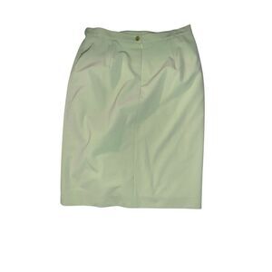 GARFIELD & MARKS jada skirt sz 6 green Coastal Coquette Mini Secretary